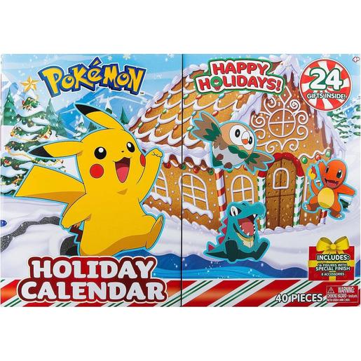 Bizak - Pokemon - Calendario Pokemon con 16 figuras y 8 accesorios ㅤ