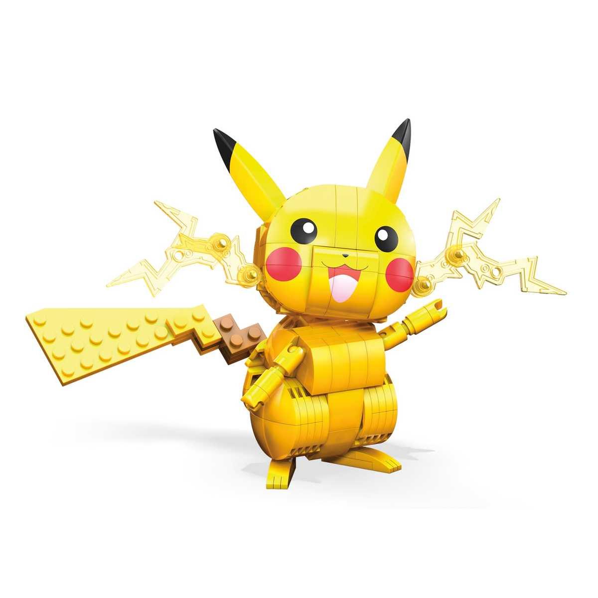 Mattel - Pokemon - Construcción Pokémon con movimiento: Pikachu
