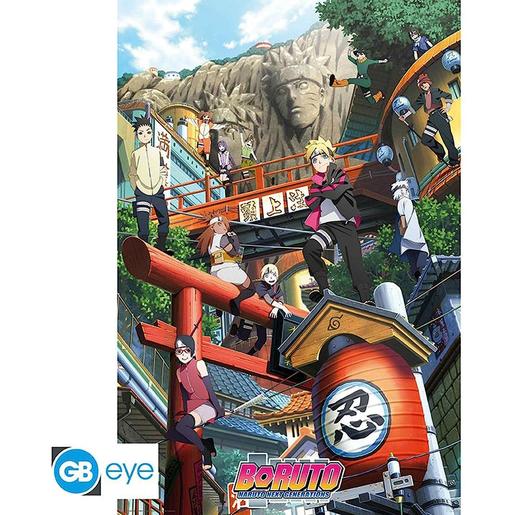 ABYstyle - Konoha Naruto Next Generations poster 91,5 x 61 cm