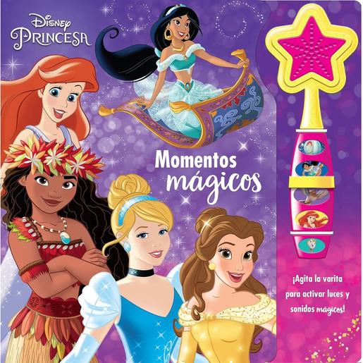 Disney - Princesas Disney - Libro de momentos mágicos con varita mágica ㅤ