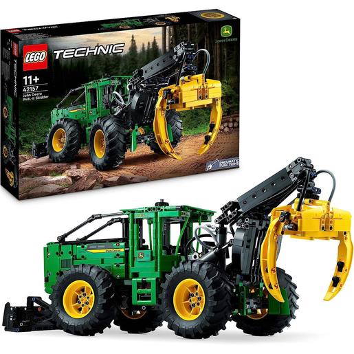 LEGO - Vehículo de construcción con funciones neumáticas y 4 ruedas grandes 42157