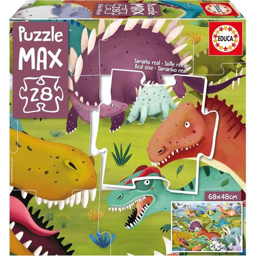 Educa Borras - Puzzle Max 28 Piezas Dinosaurios ㅤ
