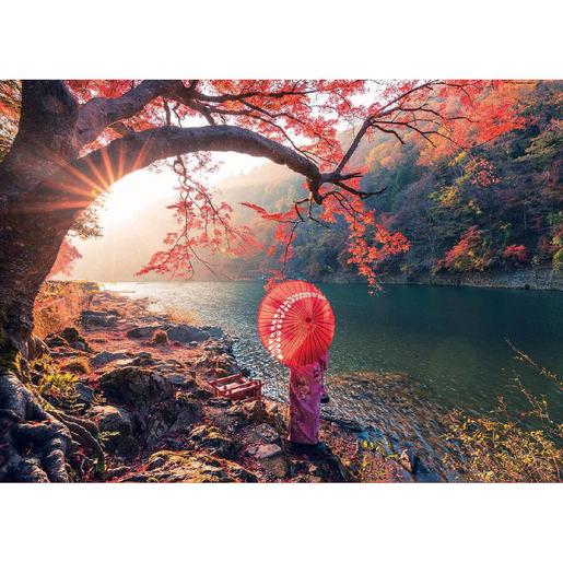 Educa Borrás - Amanecer en el río Katsura, Japón - Puzzle 1000 piezas