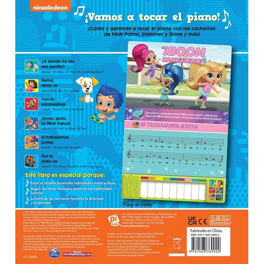 Nickelodeon - Raspa, huele y toca el piano: libro con sonidos ㅤ