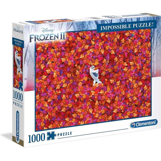 Clementoni - Frozen - Rompecabezas Imposible Frozen 1000 piezas ㅤ