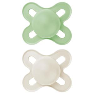 MAM Pack 2 chupetes Start silicona mate 0-2 meses neutro