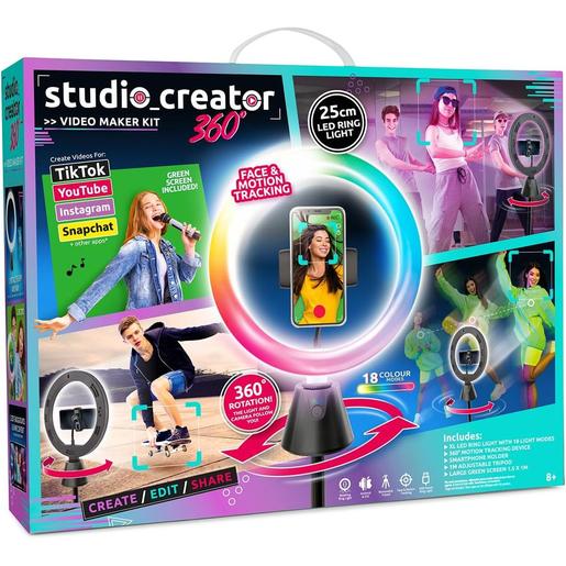 Canal Toys - Kit de creación de videos con anillo de luz LED multicolor 360º rotación estándar ㅤ