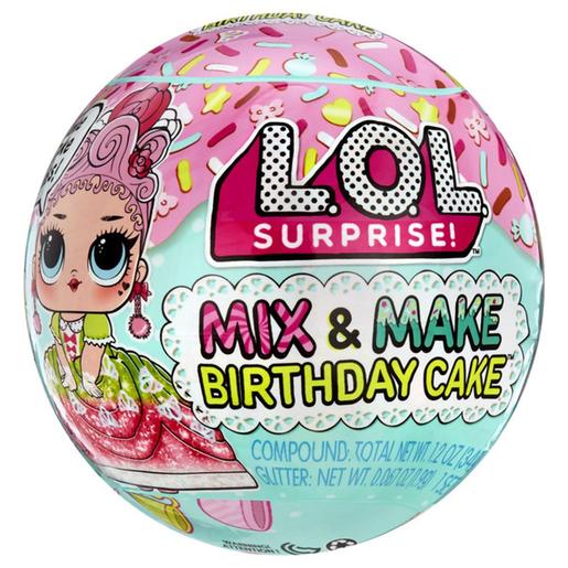 MGA - L.O.L. Surprise Muñeca Mix & Make Birthday Cake (Varios modelos) ㅤ