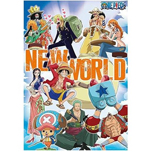 Póster New World Team de One Piece 61 x 91.5 cm ㅤ
