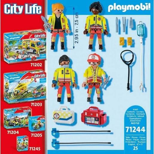 Playmobil - Equipo de rescate City Life Playmobil ㅤ