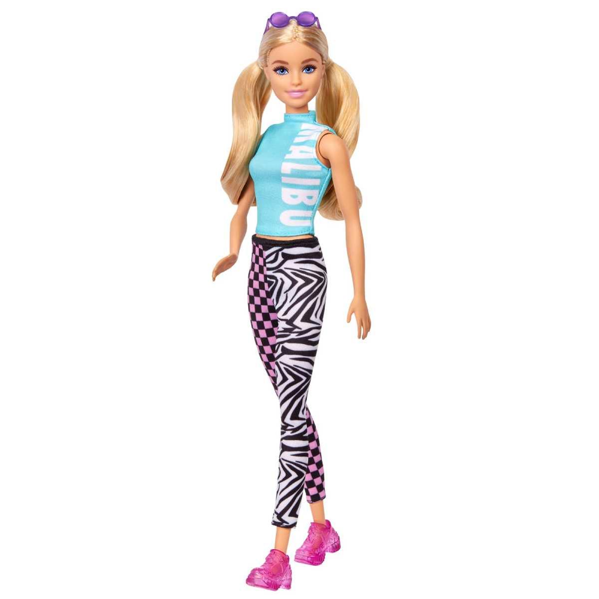 Barbie - Muñeca Fashionista - Leggins doble estampado | Fashionistas |  Toys