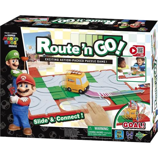 Super Mario - Juego de mesa Super Mario Route 'n Go ㅤ