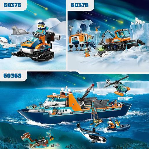 LEGO - Explorador del Ártico: Motonieve juego de construcción con figuras de focas 60376