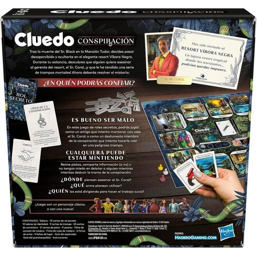 Hasbro - Juego de mesa Cluedo Conspiración versión español