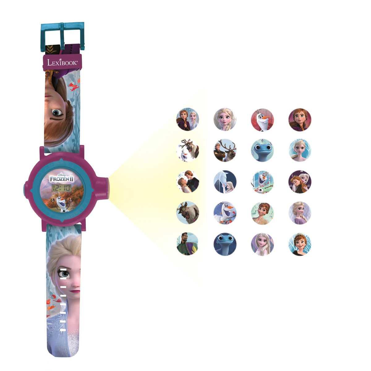 Frozen - Reloj proyector digital con 20 proyecciones, Relojes