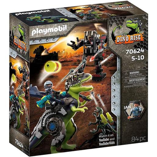 Playmobil - Dino Rise T-Rex: Batalla de gigantes 70624 | Prehistoria Y  Dinosaurios | Toys