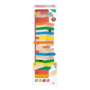 Color Baby Woomax - torre de bloques de madera
