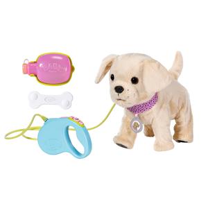 Imagen de BABY born - Juguete animal My Lucky Dog con collar, correa y accesorios ㅤ