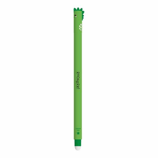 Legami - Bolígrafo de gel borrable Dino con esfera y tinta verde termosensible ㅤ
