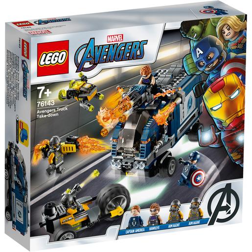 LEGO Marvel Los Vengadores - Vengadores: Derribo del Camión - 76143