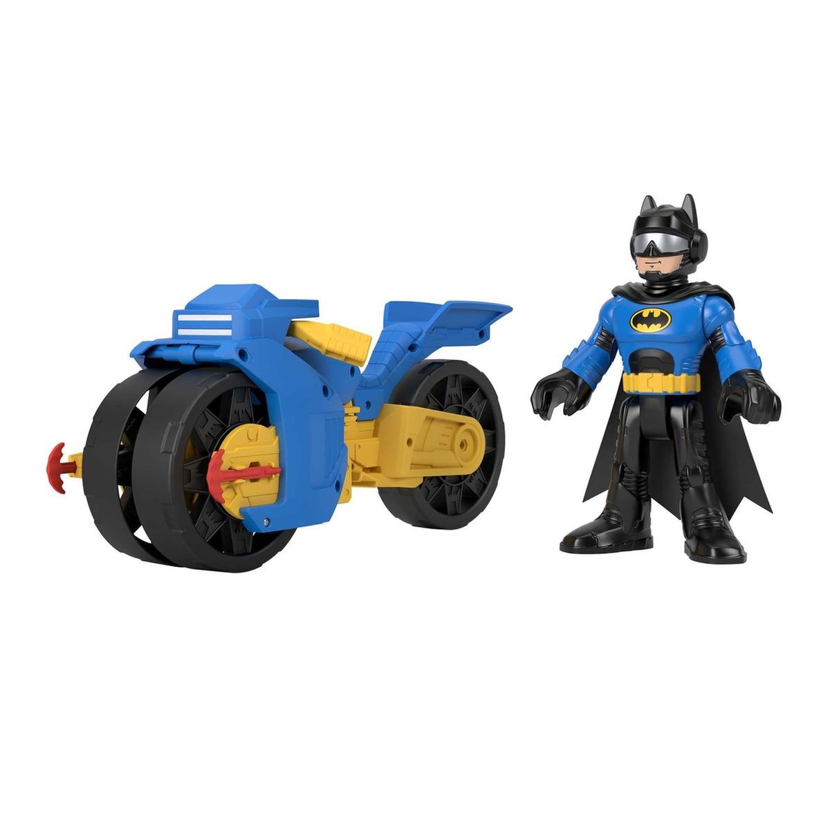 Fisher Price - Batman - Vehículo de juguete Imaginext DC Super Friends  Batman con Moto XL ㅤ, Imaginext