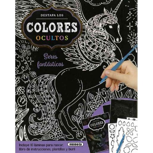 Destapa los colores ocultos - Libro con láminas para rascar