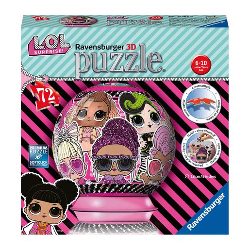 Ravensburger - LOL Surprise - Puzzleball 3D 72 Piezas