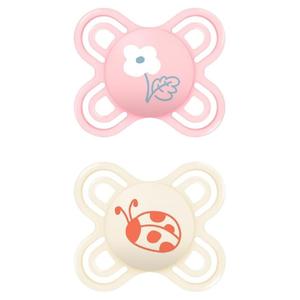 Mam Perfect Start Chupete Silicona Rosa 2U 0-2M