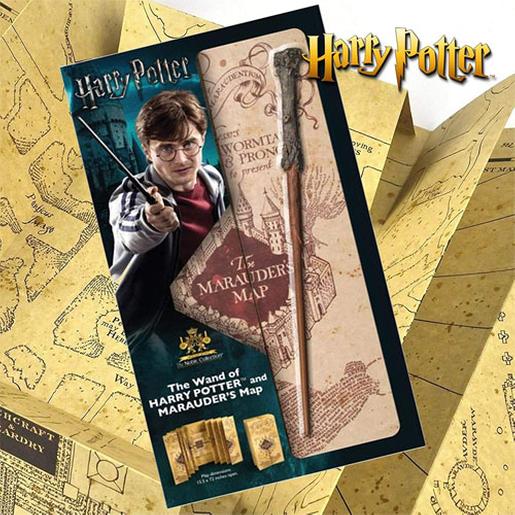 Harry Potter - Pack Varita Harry Potter y Mapa del merodeador