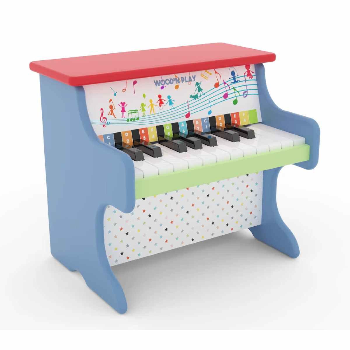 Losbenco Wood Piano infantil : : Juguetes y Juegos