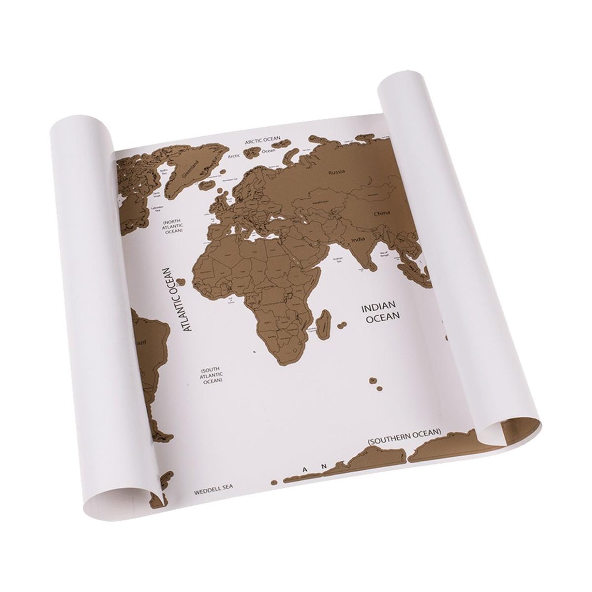 Mapa para rascar - Mapa del mundo para rascar