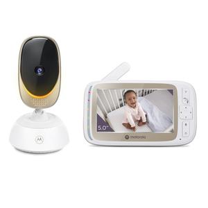 Vigilabebés Motorola VM85 Connect Cámara Wi-Fi HD, Visión Nocturna, Control Remoto, 5″