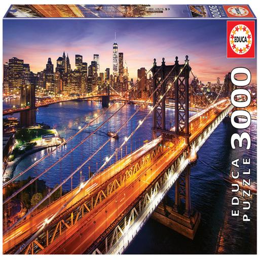 Educa Borrás - Manhattan al Atardecer Puzzle 3000 Piezas