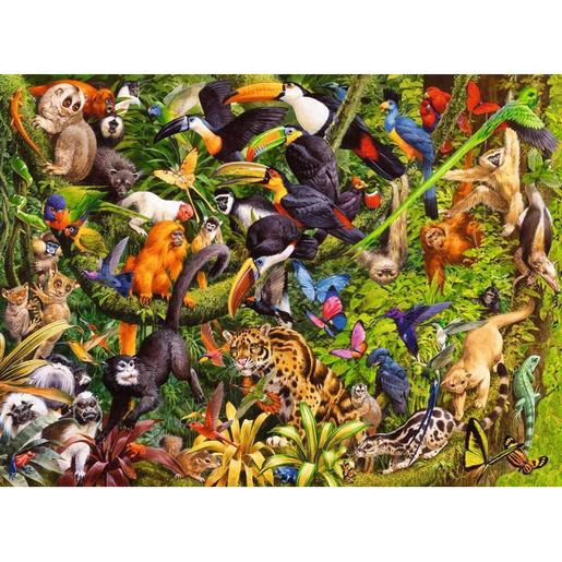 Ravensburger - Puzzle selva animada 200 piezas XXL ㅤ