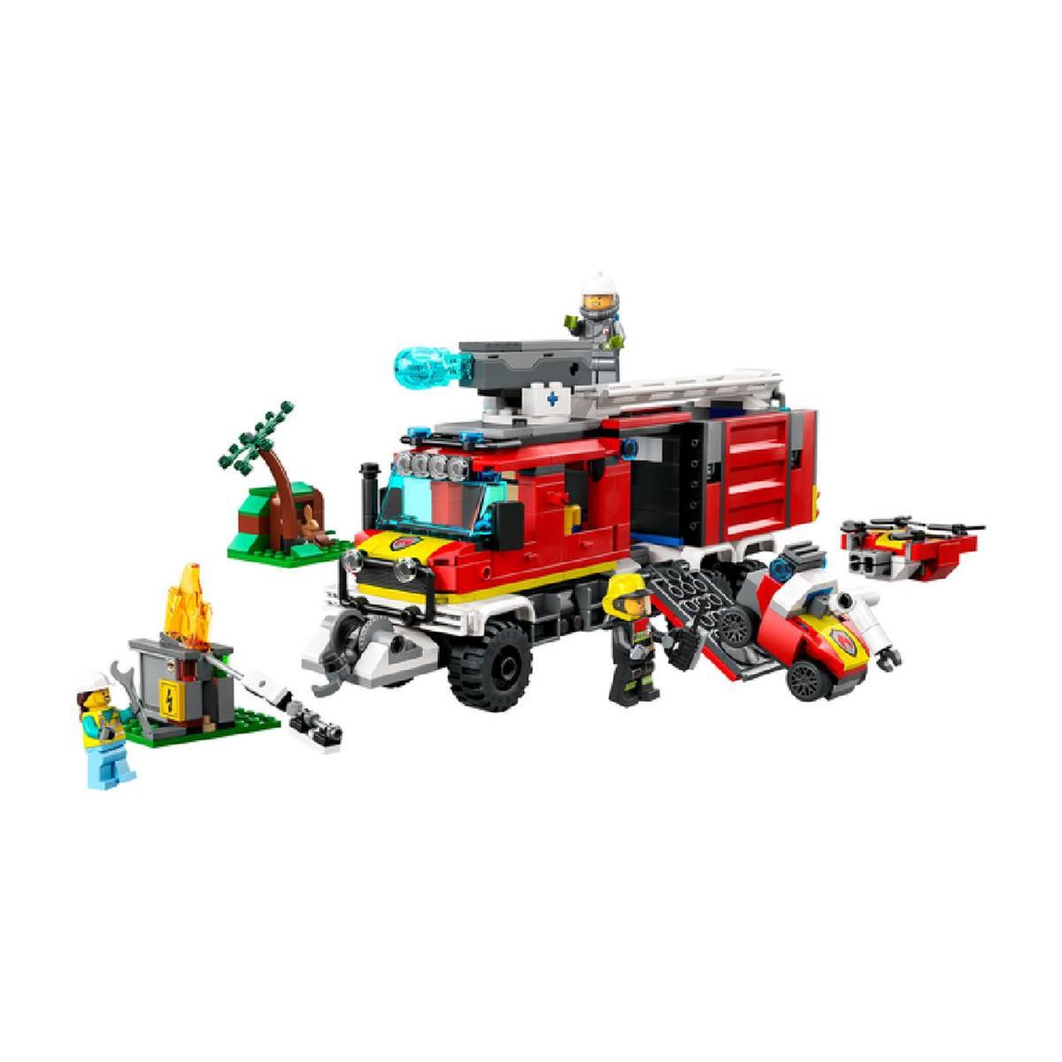 LEGO City - Unidad móvil de control de incendios - 60374, Lego City