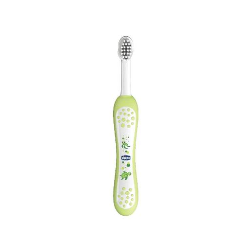Chicco - Cepillo dental suave verde