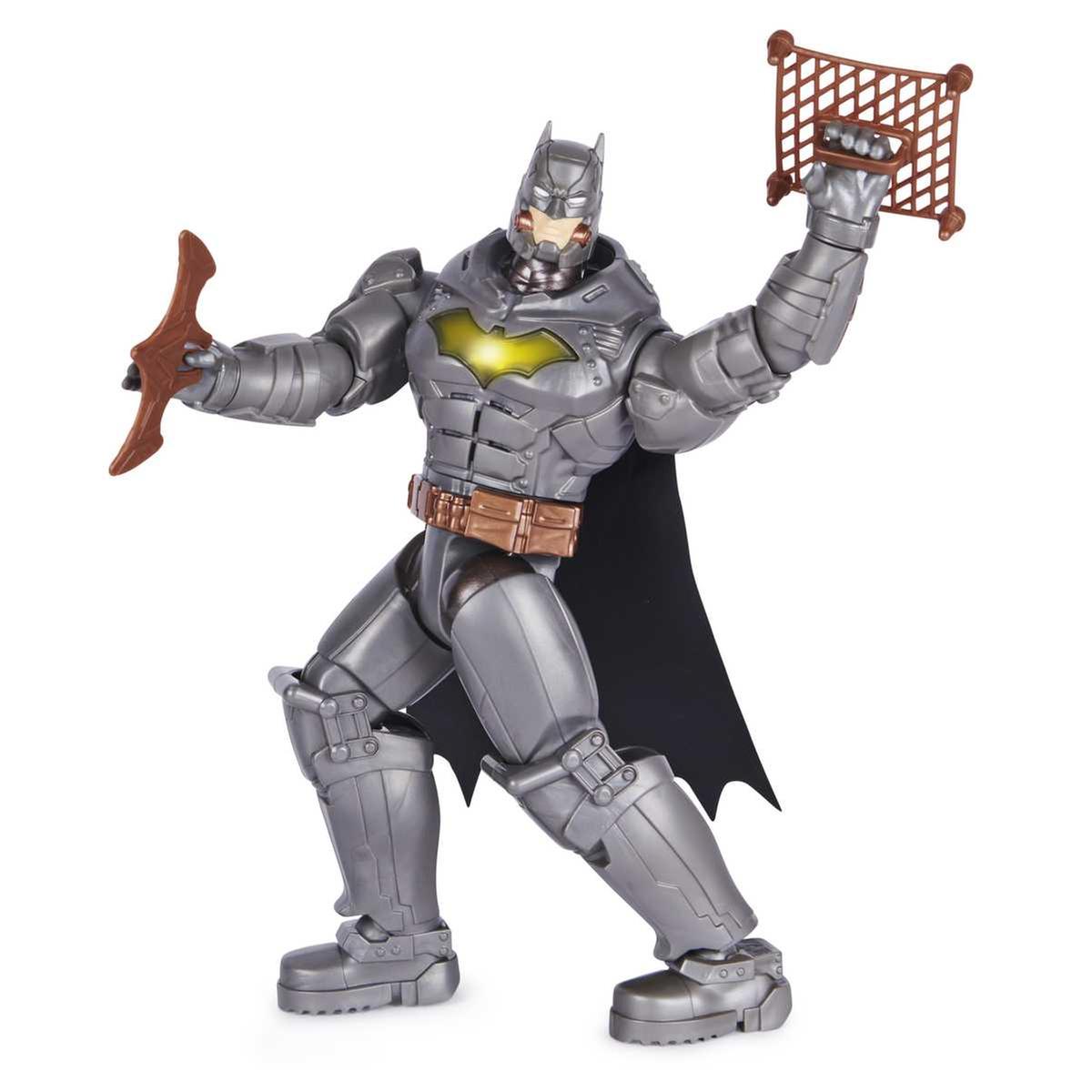 DC Cómics - Batman - Figura articulada electrónica Batman 30 cm con  accesorios y sonidos ㅤ, Dc