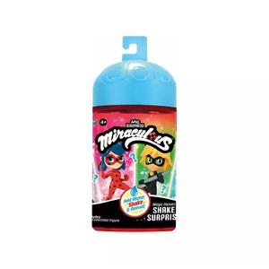 Toy Partner Figura asomborso Miraculouls Ladybug Magic Heroez Pop ¡¡añade agua, agita y descubre el