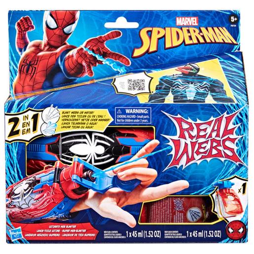 Hasbro - Spider-man - Real Webs Lanzador Aracnido Supremo ㅤ