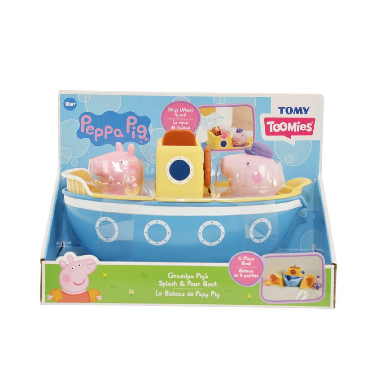 Asimilar Individualidad Cíclope Peppa Pig - Barco de baño del abuelo Pig | Peppa Pig. Cat 54 | Toys"R"Us  España