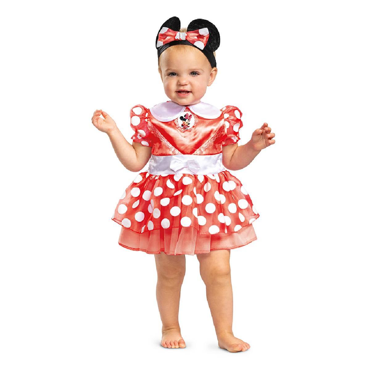 Minnie Mouse - Disfraz infantil 12-18 meses, Halloween Disfraz Niño