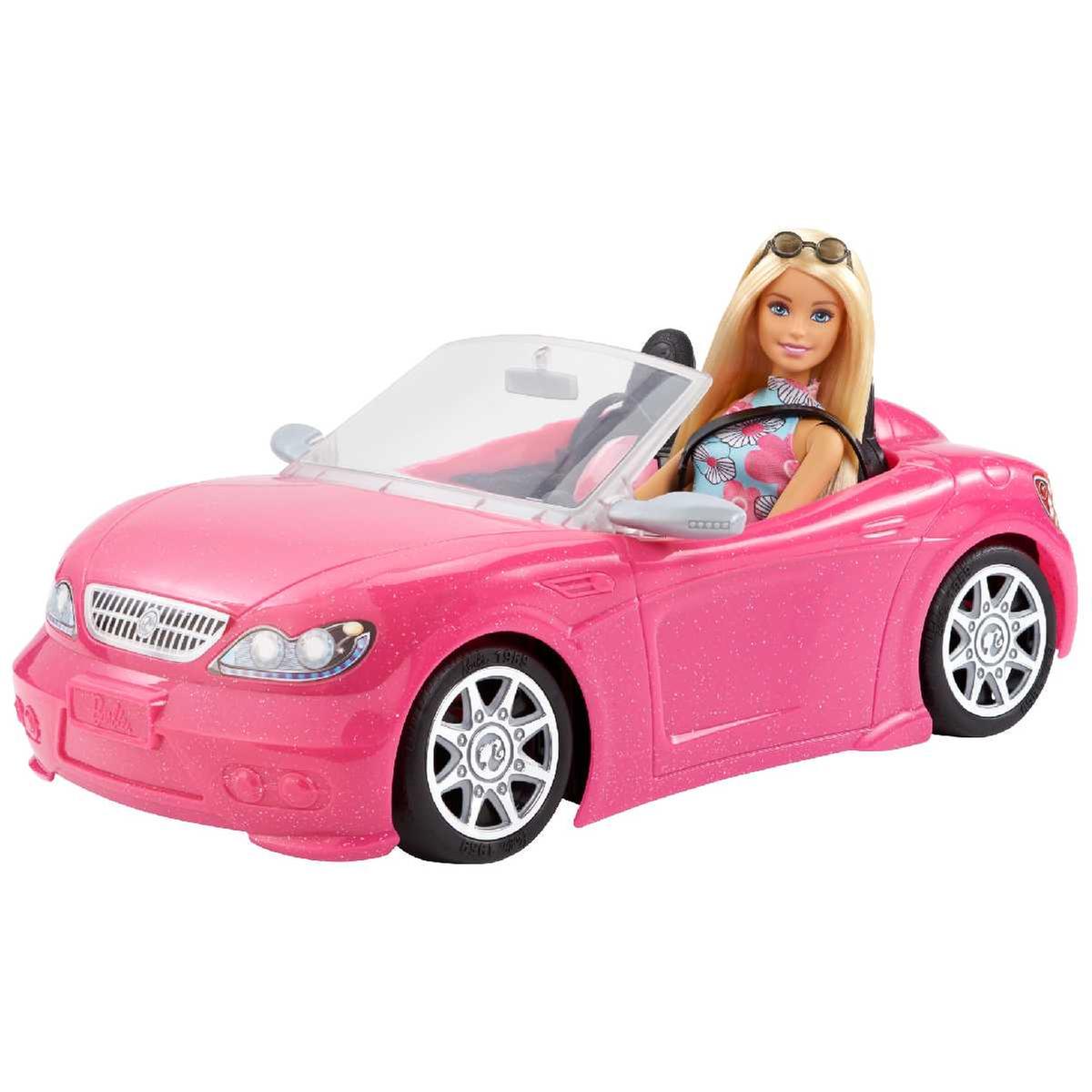 Aturdir sustantivo Nabo Barbie - Muñeca Barbie y su coche descapotable | Vehiculos | Toys"R"Us  España
