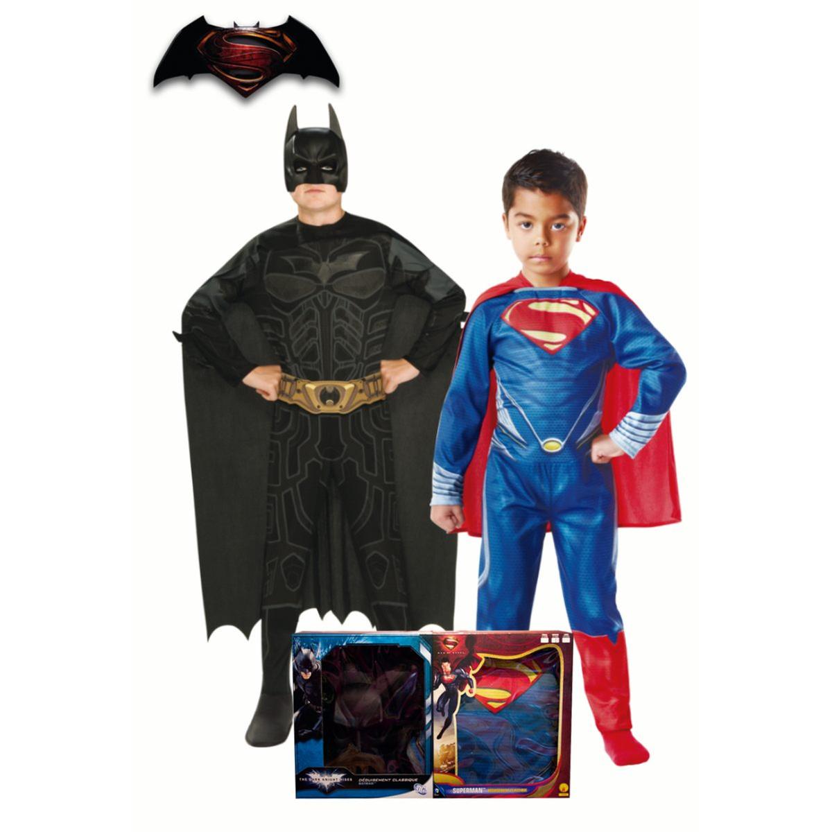 Ropa De Disfraz De Superhéroe De Batman Para Niños Con Máscaras