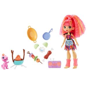 Imagen de Cave Club - Muñeca Emberly - Playset BBQs