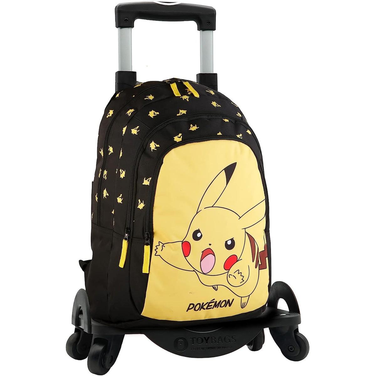 Play - Pokemon - Mochila saco Pokémon juvenil con diseño de Pikachu, asas  regulables y color negro, Pokemon