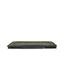EXIT - Cama elástica rectangular con acolchado negro 214 cm