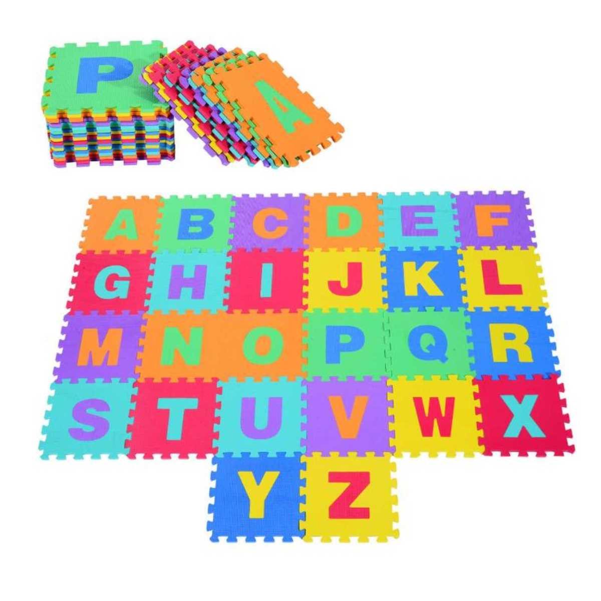 Homcom - Alfombra Puzzle Letras Abecedario A-Z Tiny | Toys"R"Us