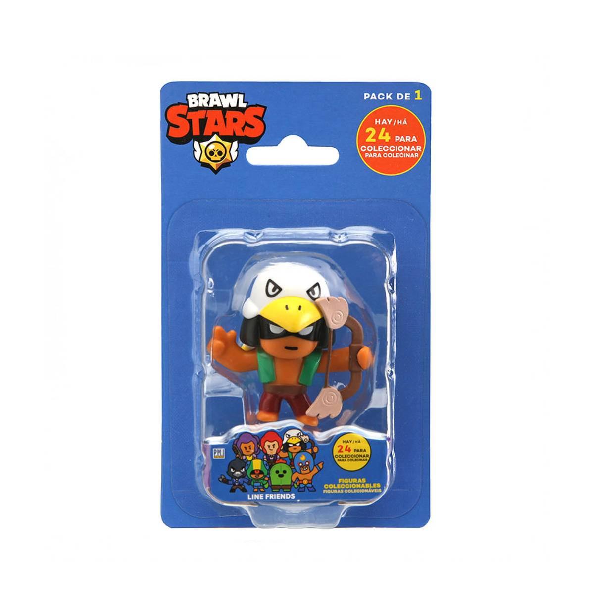 Pack 5 Figuras de juguete coleccionables de personajes del videojuego Brawl  Stars
