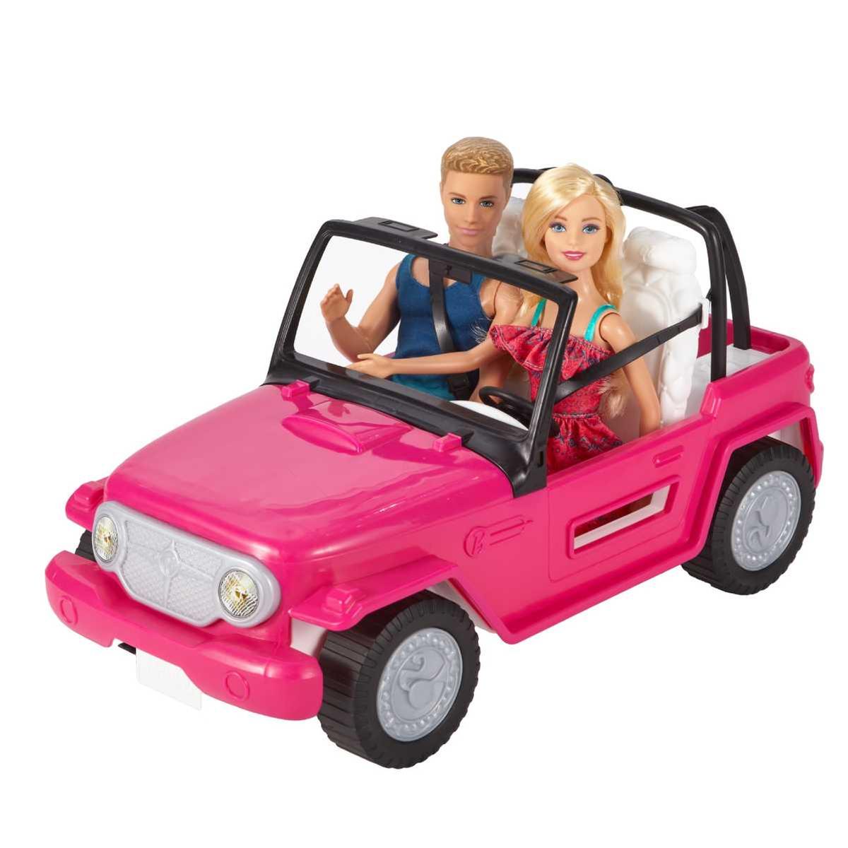 Barbie - Coche de Playa Barbie y Ken, Vehiculos